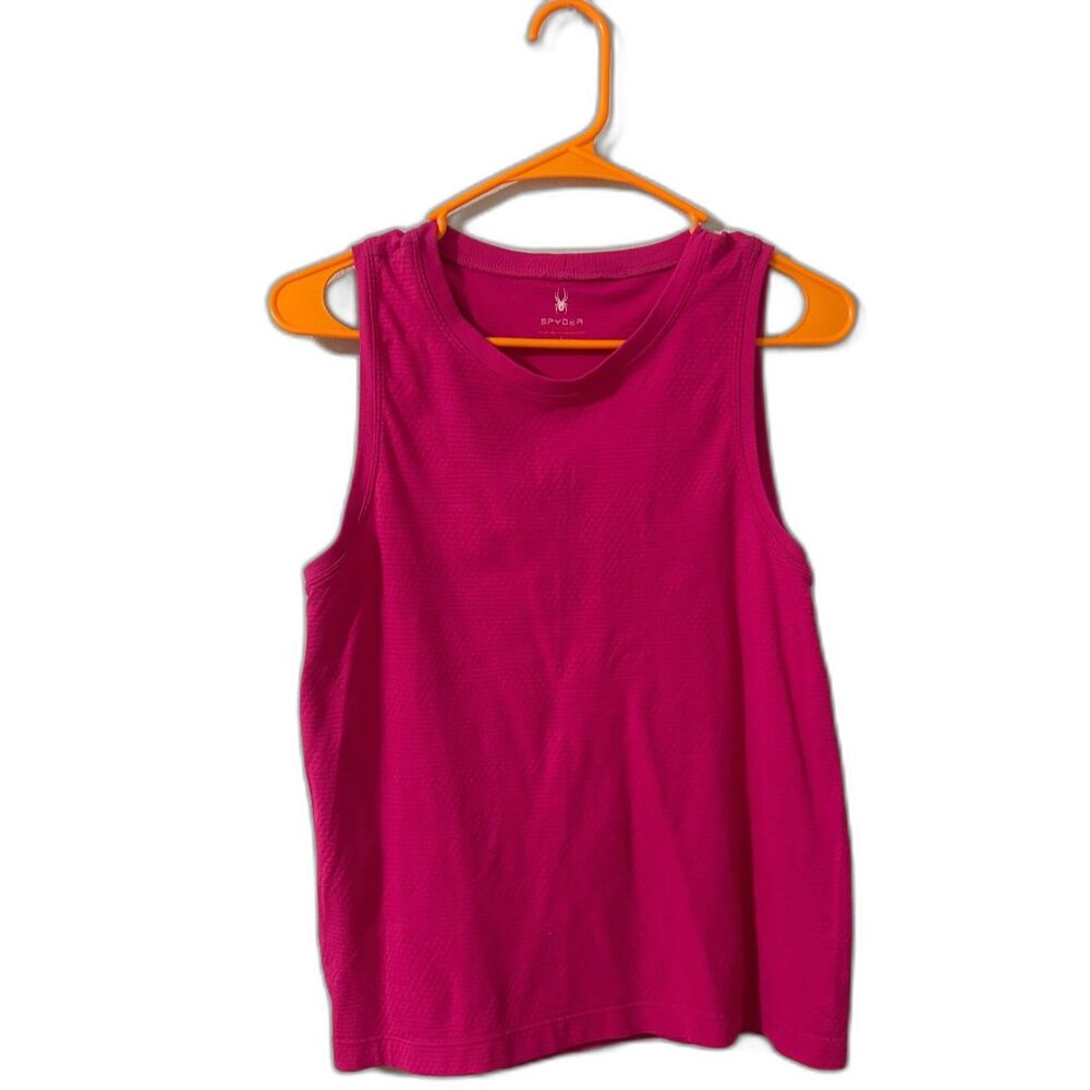 Spyder Hot Pink Activewear Sleeveless Top